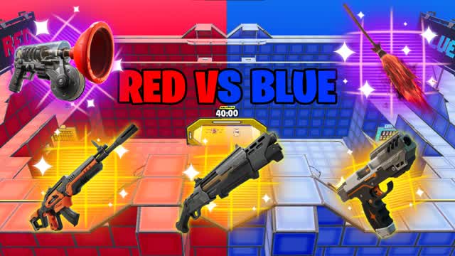 MEGA PVP 🔴RED VS BLUE🔵