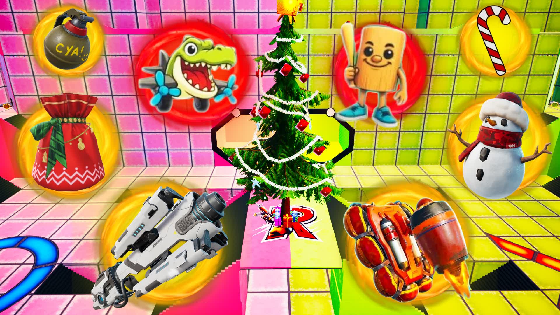 SQUID PINK VS GREEN: CHRISTMAS EDITION🎄