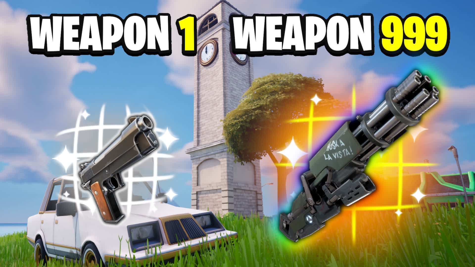 TRAINING CAMP ISLAND - GUN GAME ONE SHOT