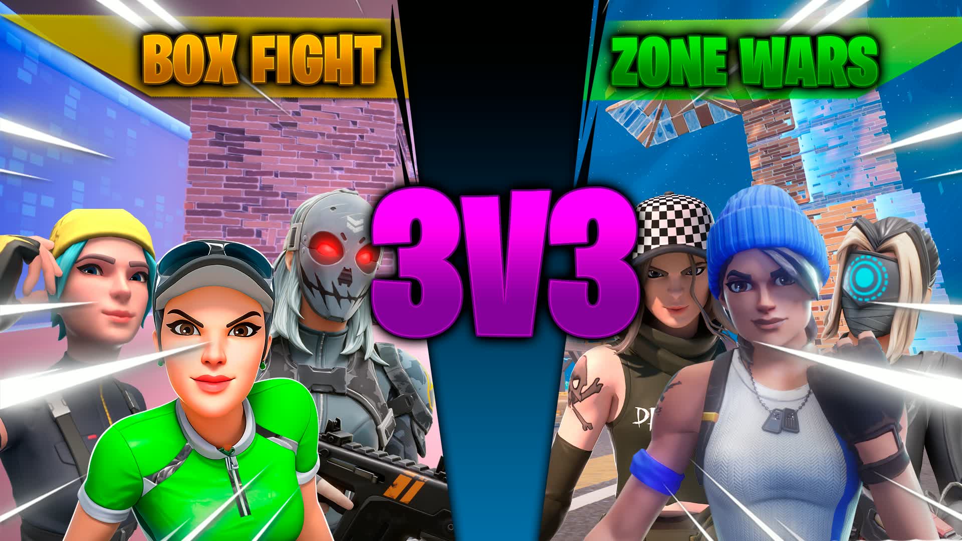 3V3 📦BOX FIGHT & ZONE WARS🏔️
