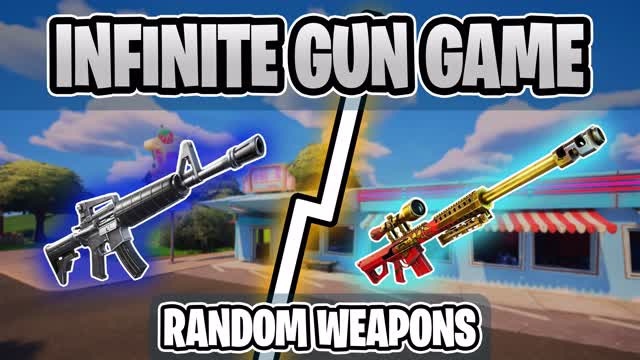 INFINITE GUN GAME ⭐️ RANDOM WEAPONS