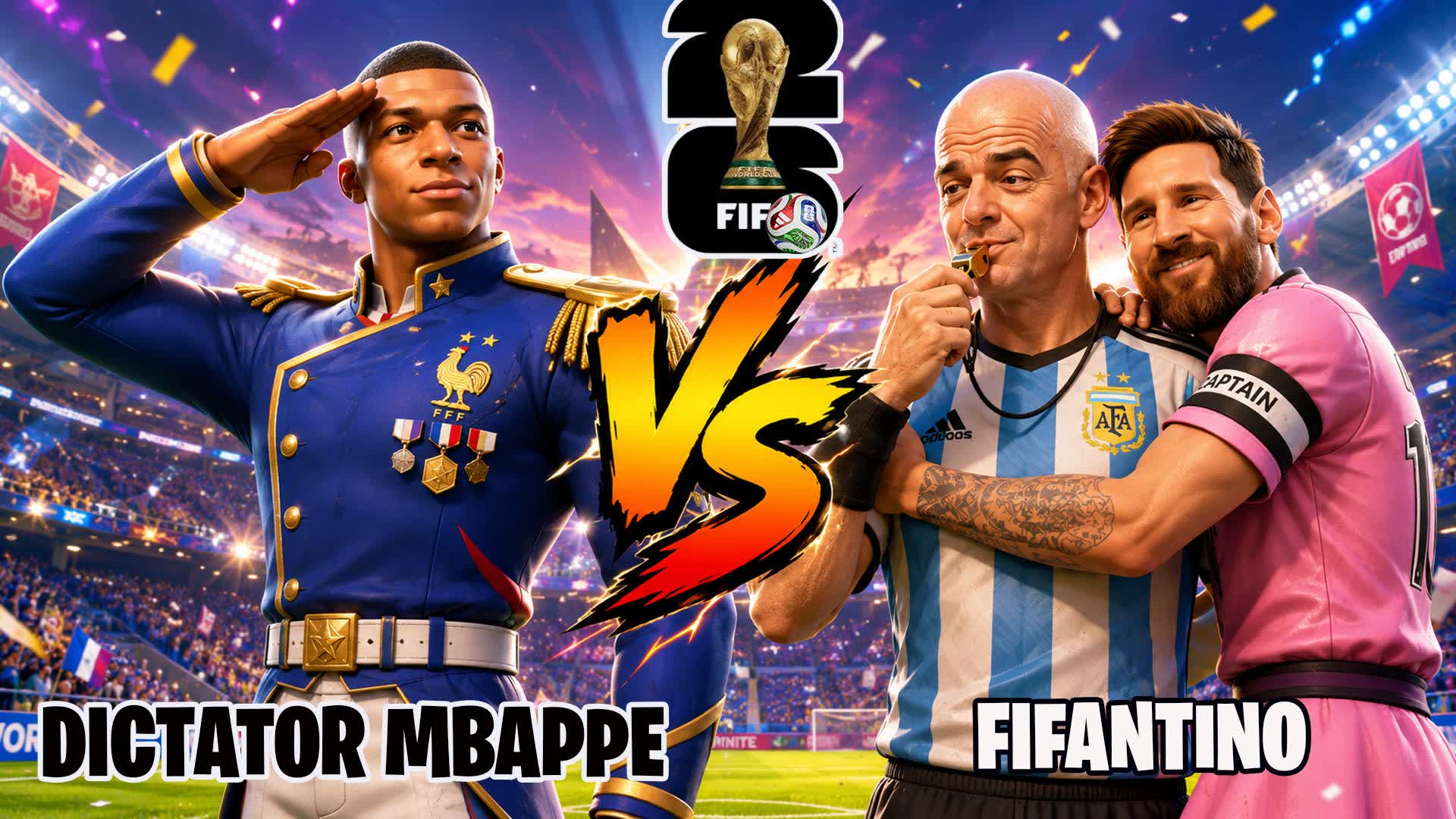 DICTATOR MBAPPE vs FIFANTINO WORLD CUP🏆