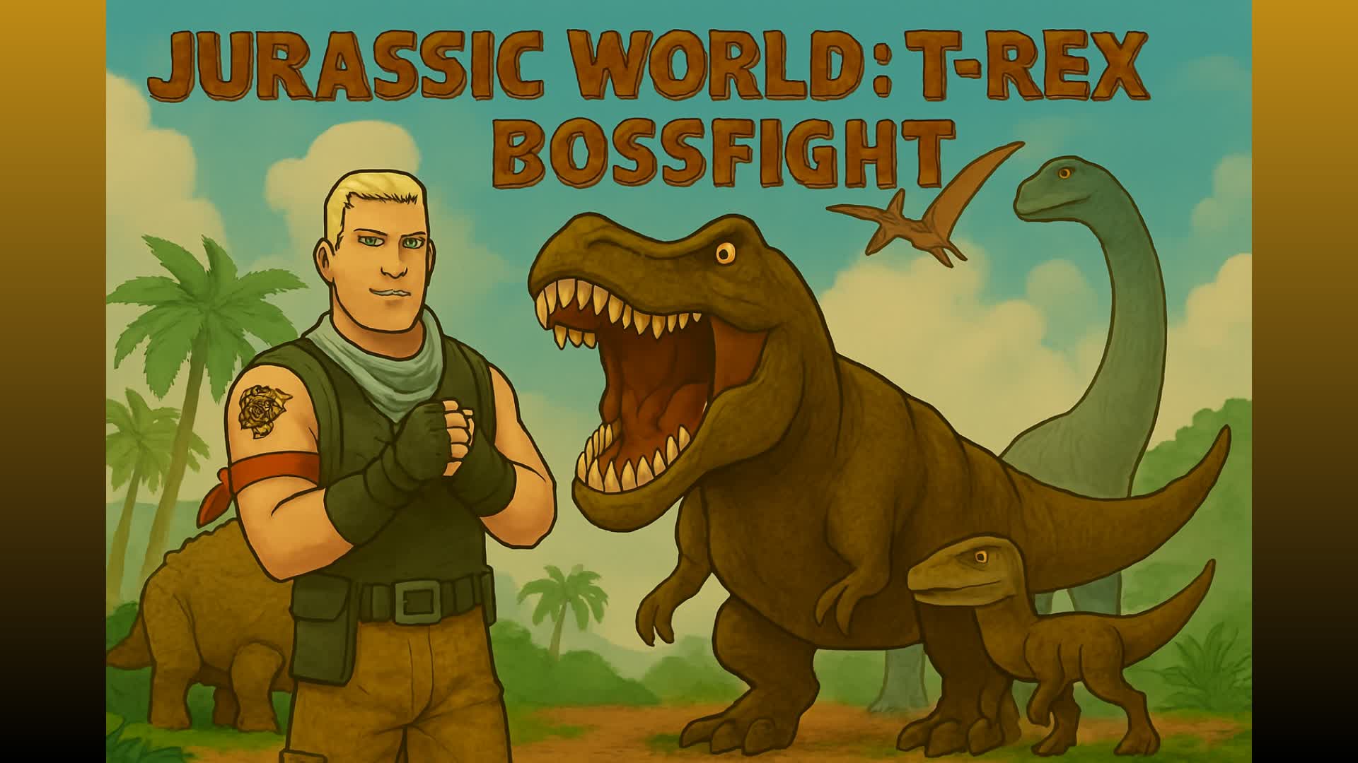 Jurrasic Park : T-rex Bossfight