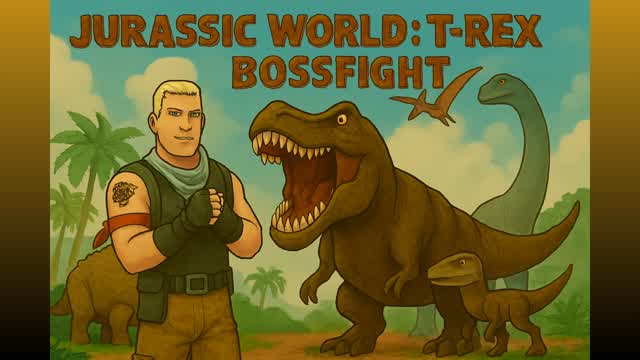 Jurrasic Park : T-rex Bossfight