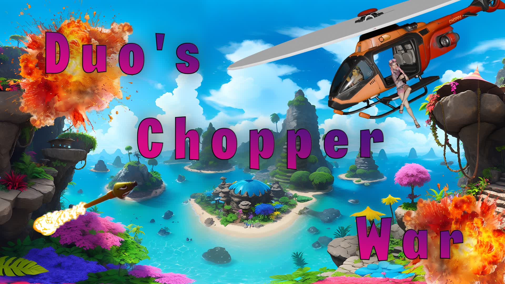 Duo's chopper war