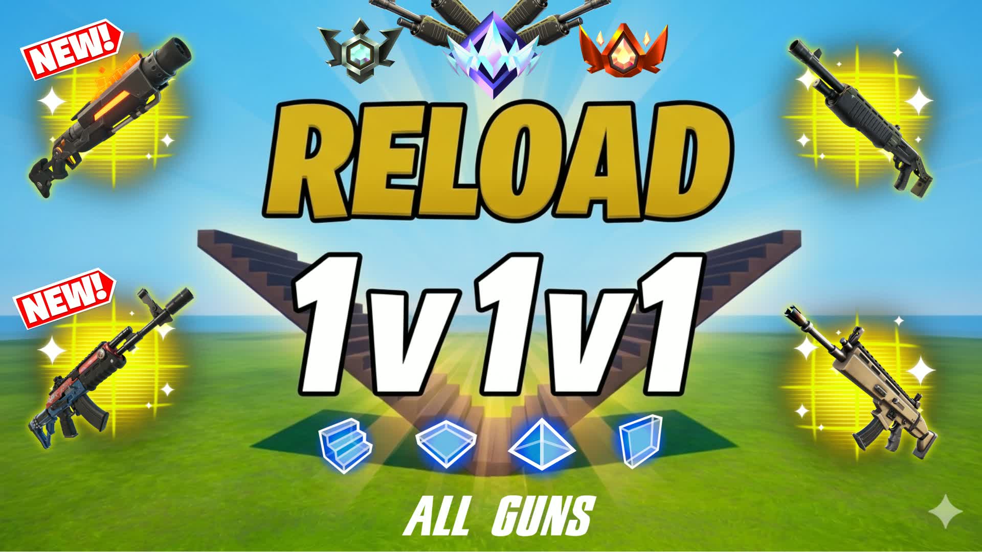 スーパー1v1v1 全武器/フリーフォーオール