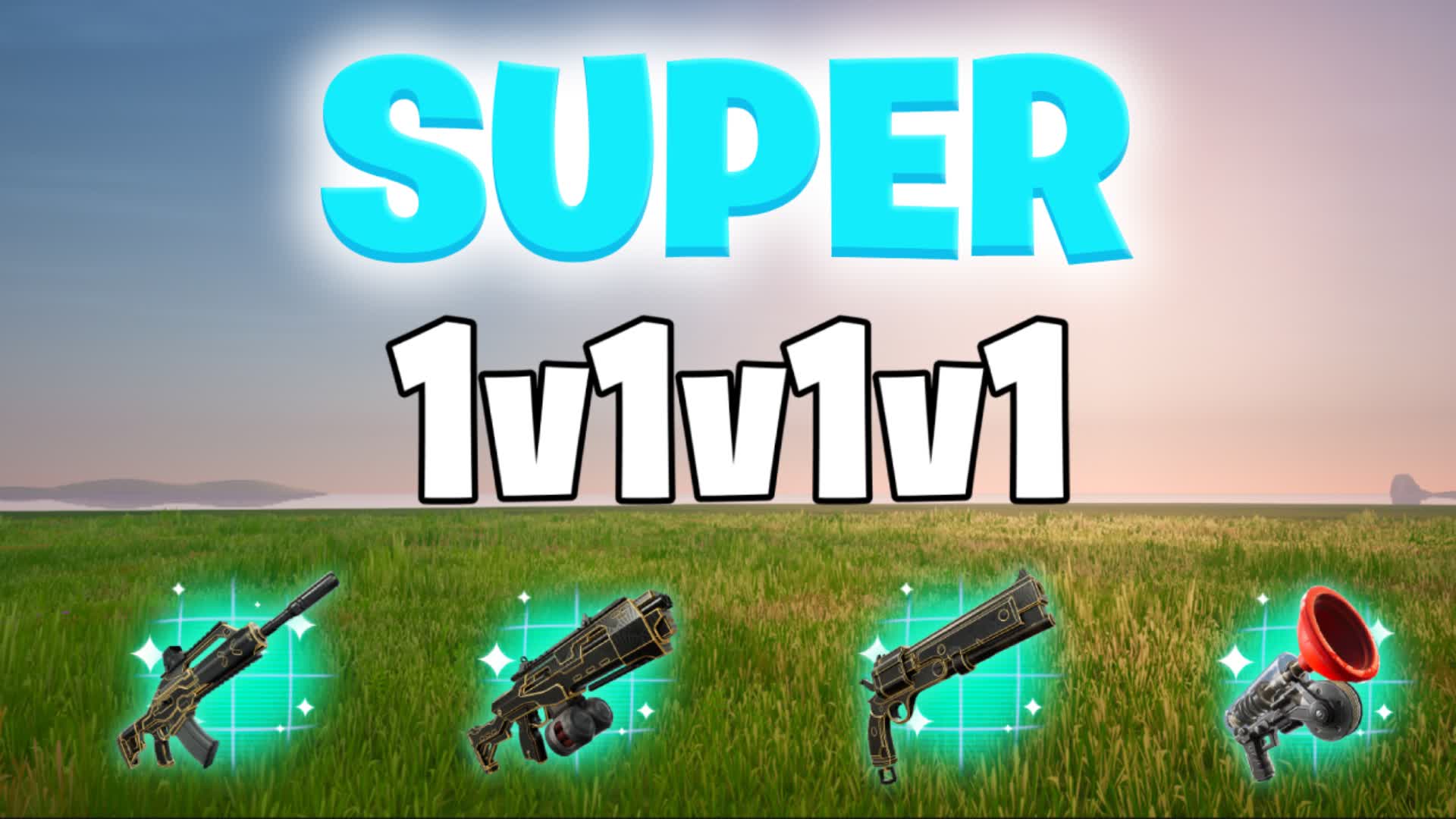 SUPER 1v1v1v1 Realistic - Free For All