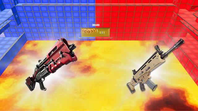 RED VS BLUE (REAL LAVA)🔴🔵