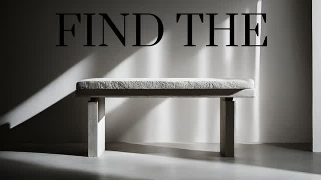 Capture 1 – Find the bench
