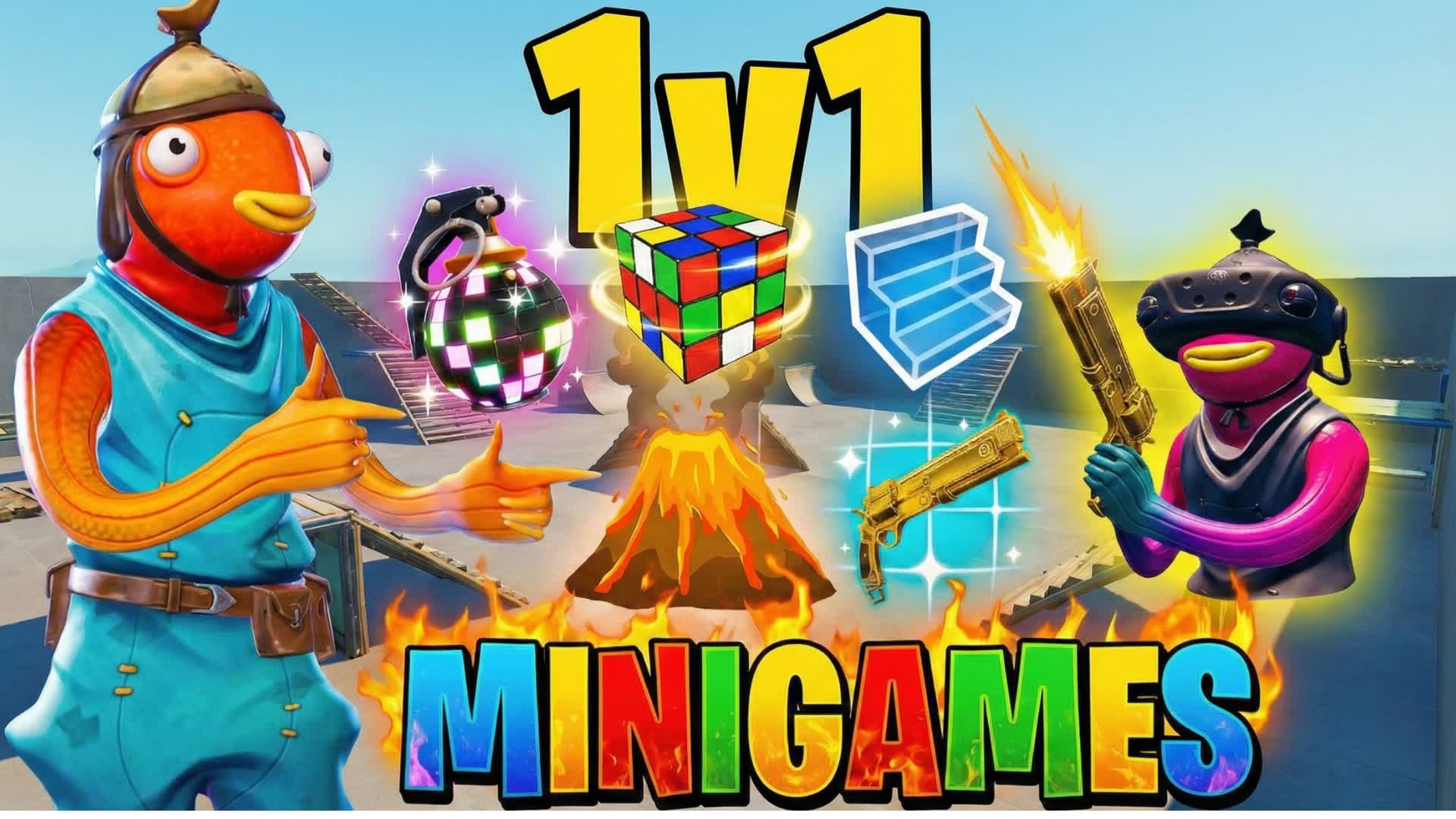 👑 1V1 MINIGAMES 👑 30+ Fun Minigames 👑