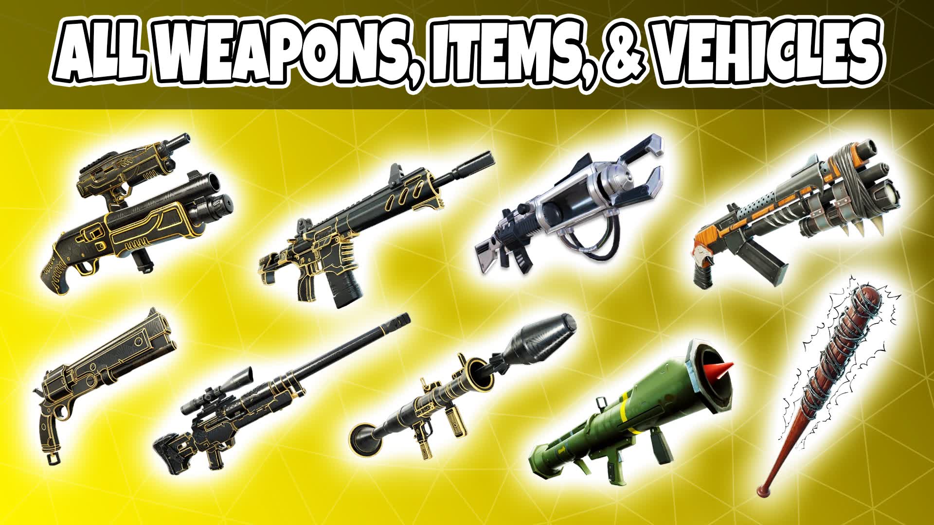 TWDU ⭐ ALL WEAPONS, ITEMS, & VEHICLES