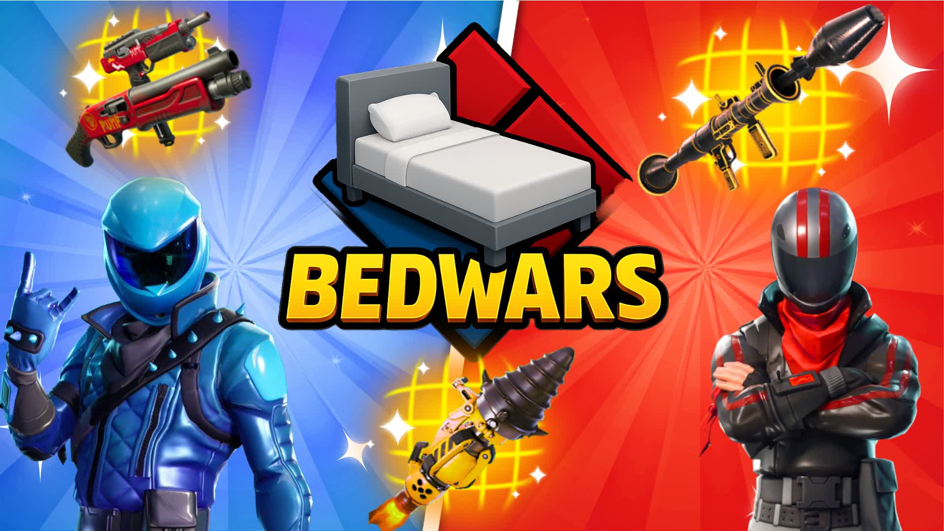 RED VS BLUE (BED BATTLE)
