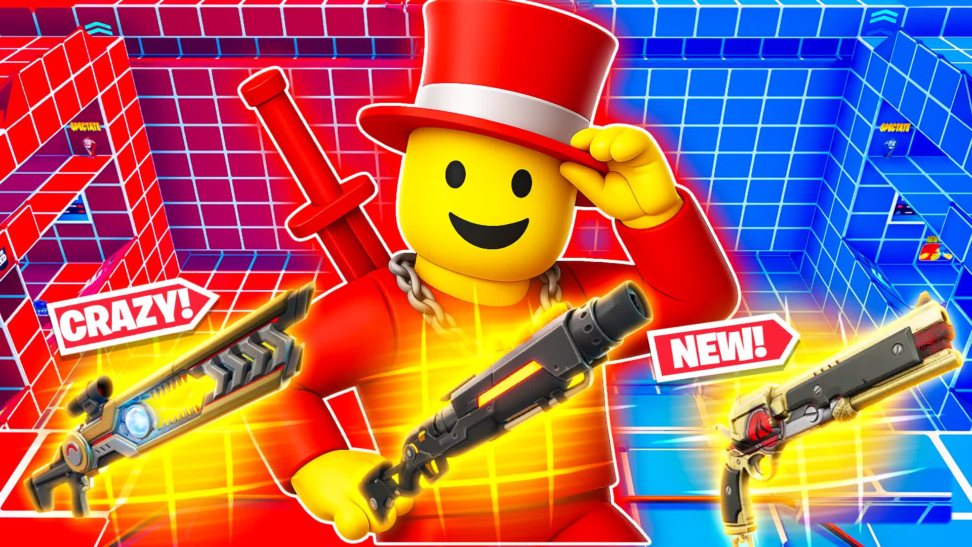 ??️ INSANE [ FUN GUY ] RED VS BLUE 🔴🔵