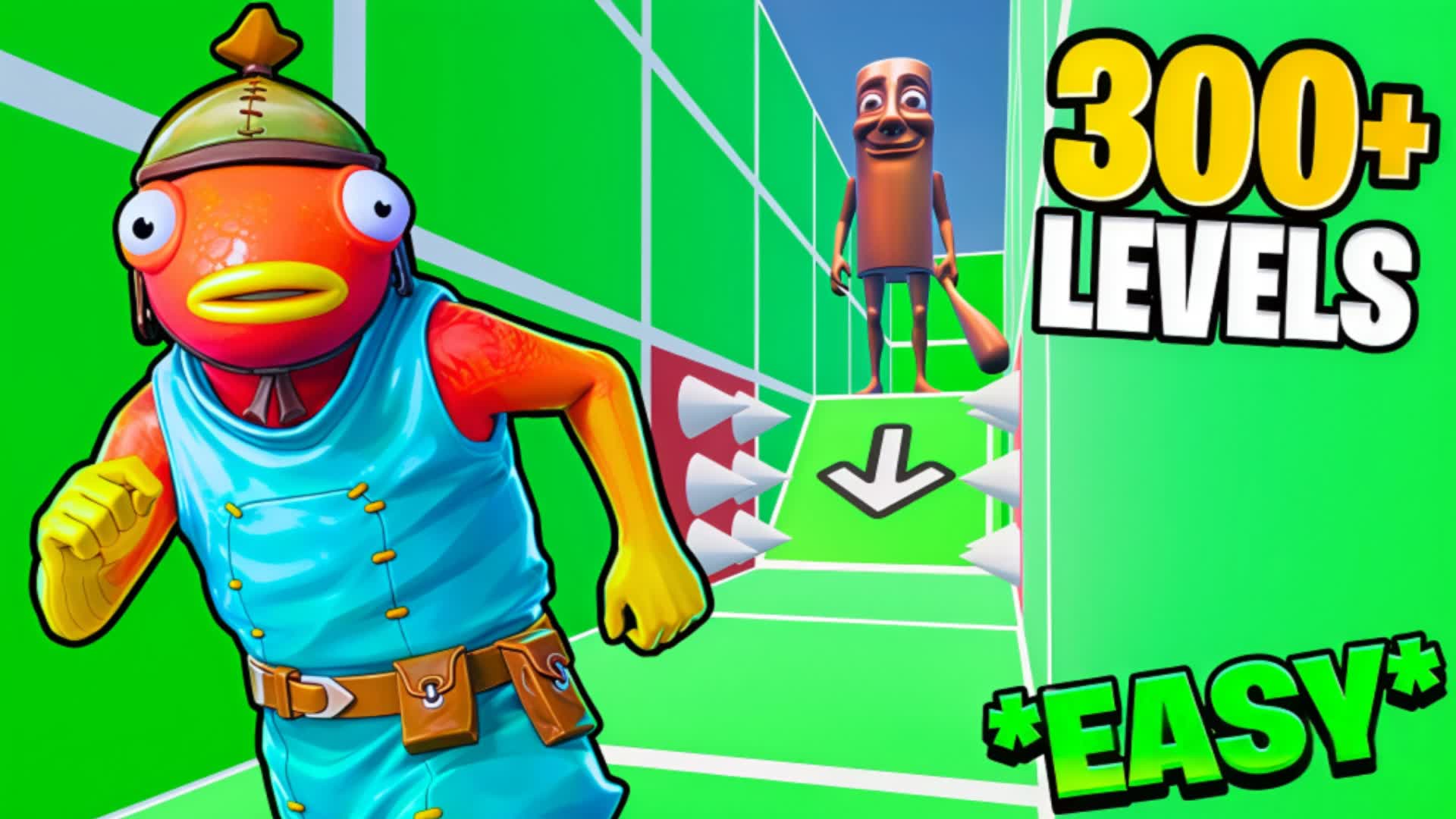 ⭐SPEED PARKOUR 300+ LEVELS⭐ 7376-2875-6139 by coin-map-xp - フォートナイト