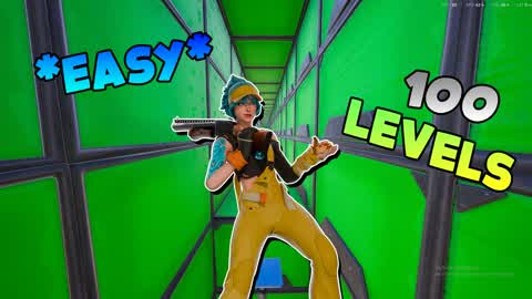 EASY GREEN PARKOUR💚🧶 (DEATHRUN)