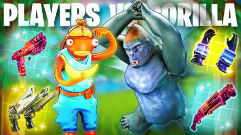 100 PLAYERS VS GORILLA 🦍