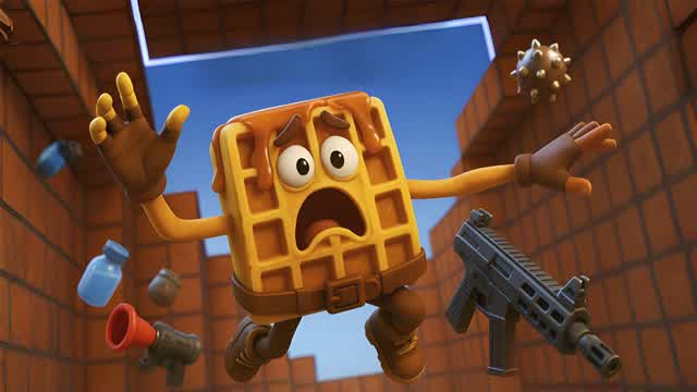 WAFFLES PIT 🧇 WAFFLE BREAKFAST FIGHT
