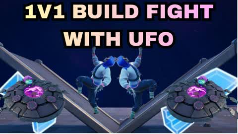 1v1 Build Fight with UFO