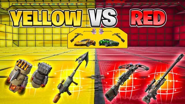 MEGA RED VS YELLOW 🔴🟡🏆