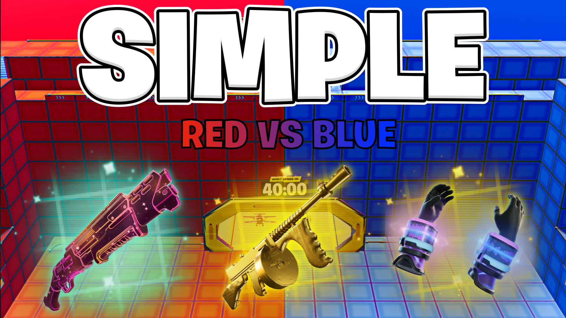 SIMPLE RED VS BLUE