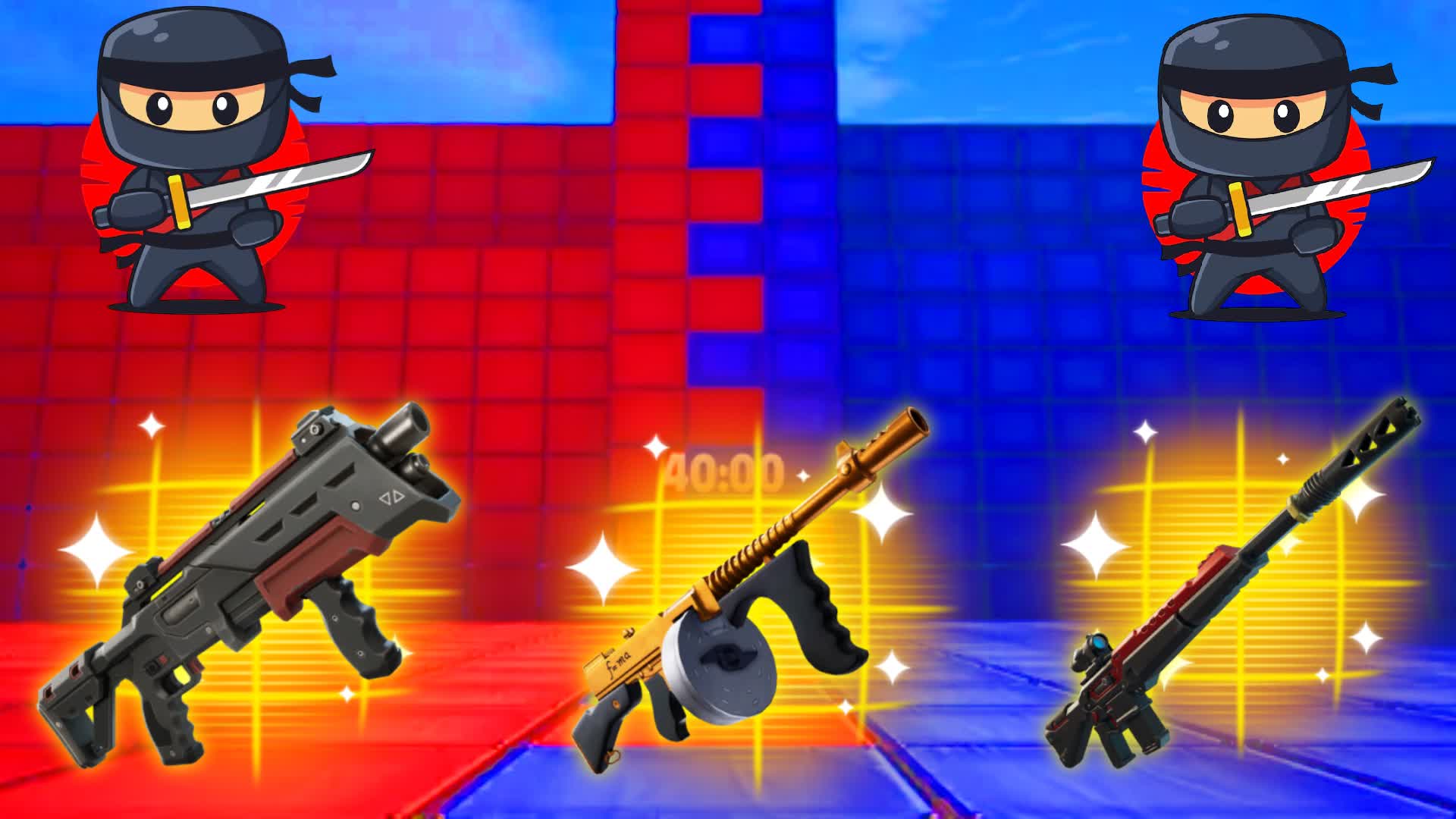 SUPER RED VS BLUE 🔴🔵PVP