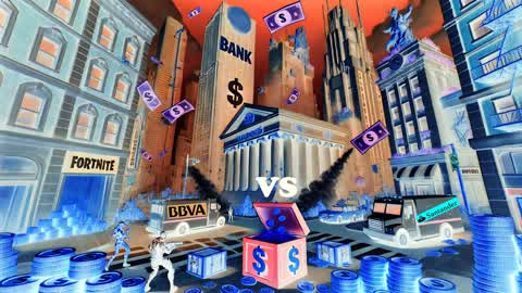 BANK and MONEY BATTLE💰 BBVAvs SANTANDER