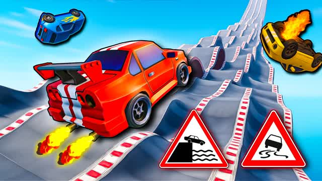 🚗 XTREME MEGA RAMP CARS GAME 🚀