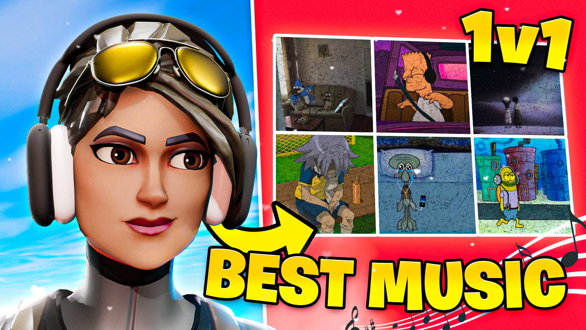 1v1 best music 3269 2593 9065 by ocj yannou fortnite creative map