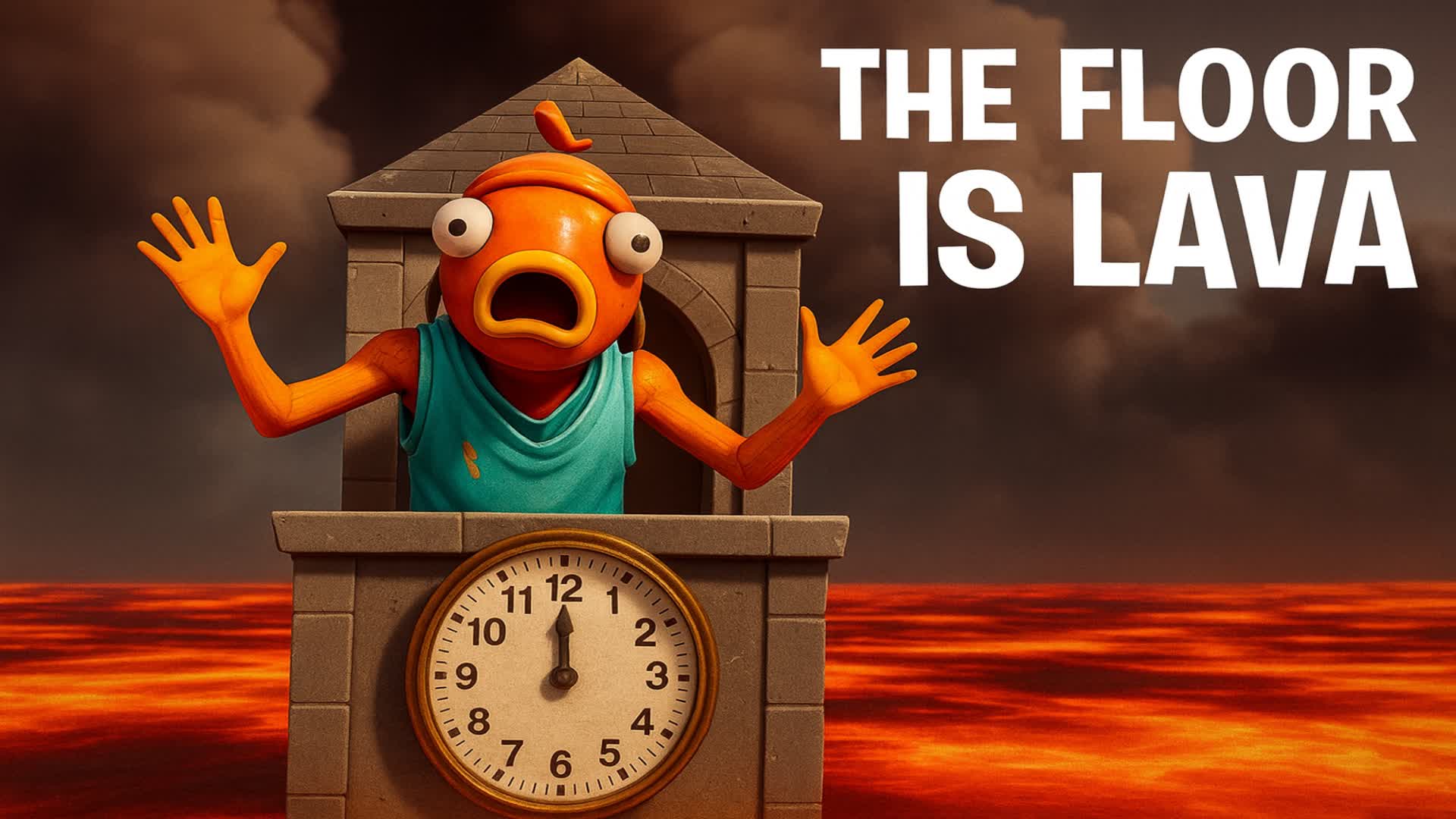 OG THE FLOOR IS LAVA 🔥ماب طور اللافا