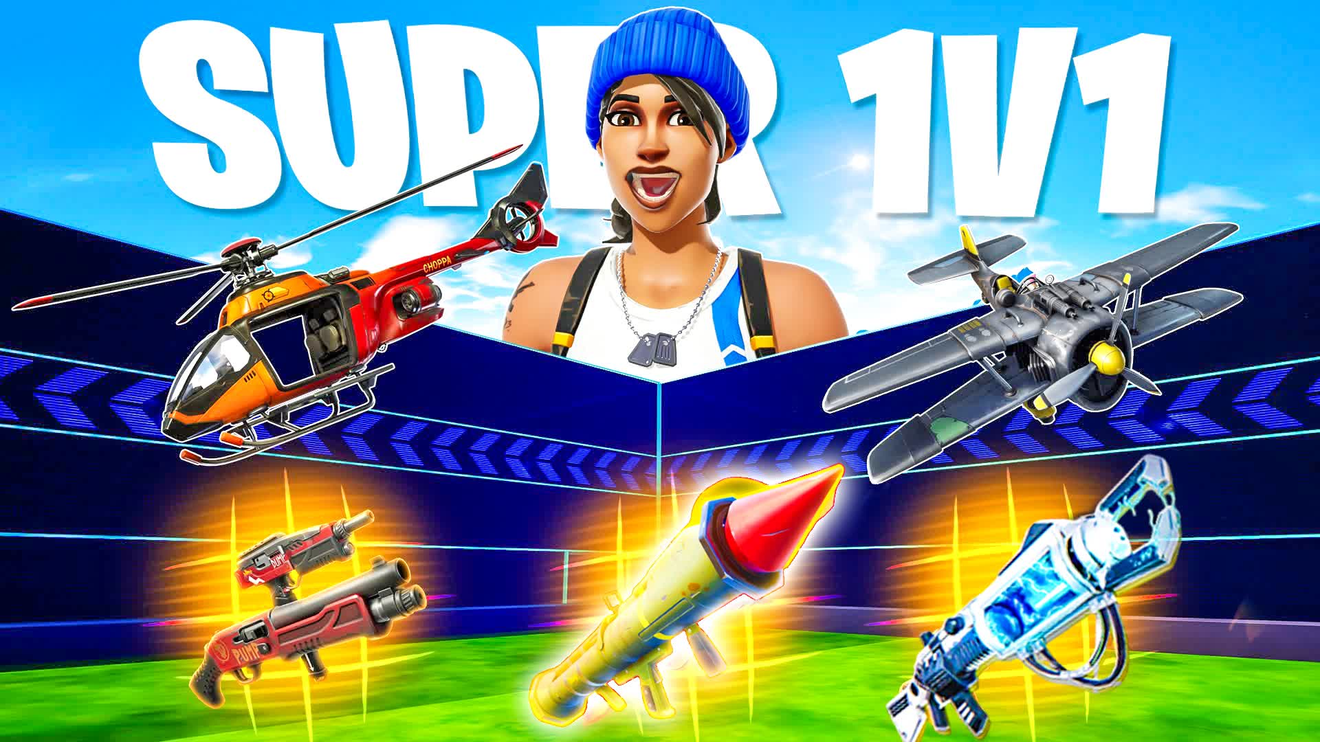 1V1 ALL WEAPONS 🔥 VEHICLES
