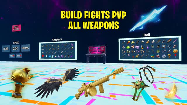BUILD FIGHTS PVP ALL WEAPONS FFA CHP S2
