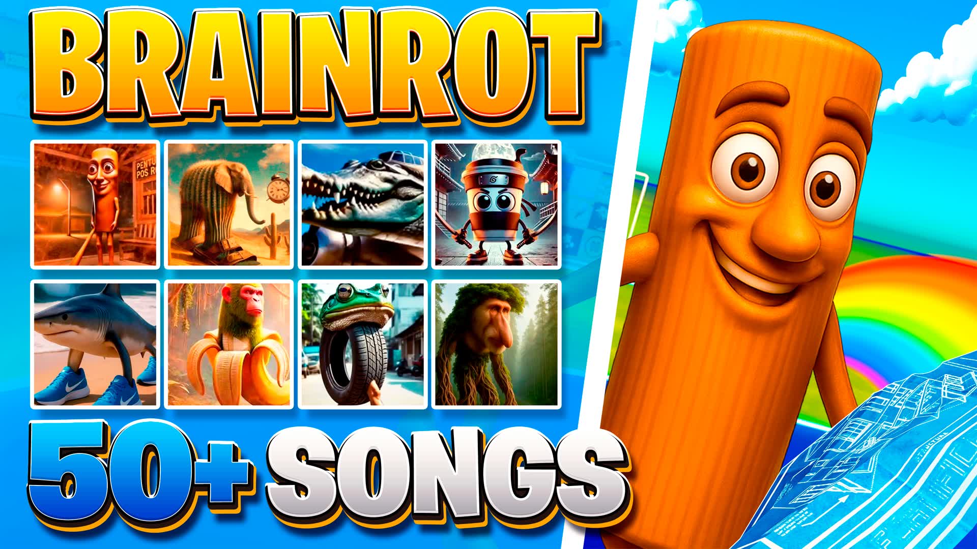 BRAINROT 1V1 🧠 50+ SONGS