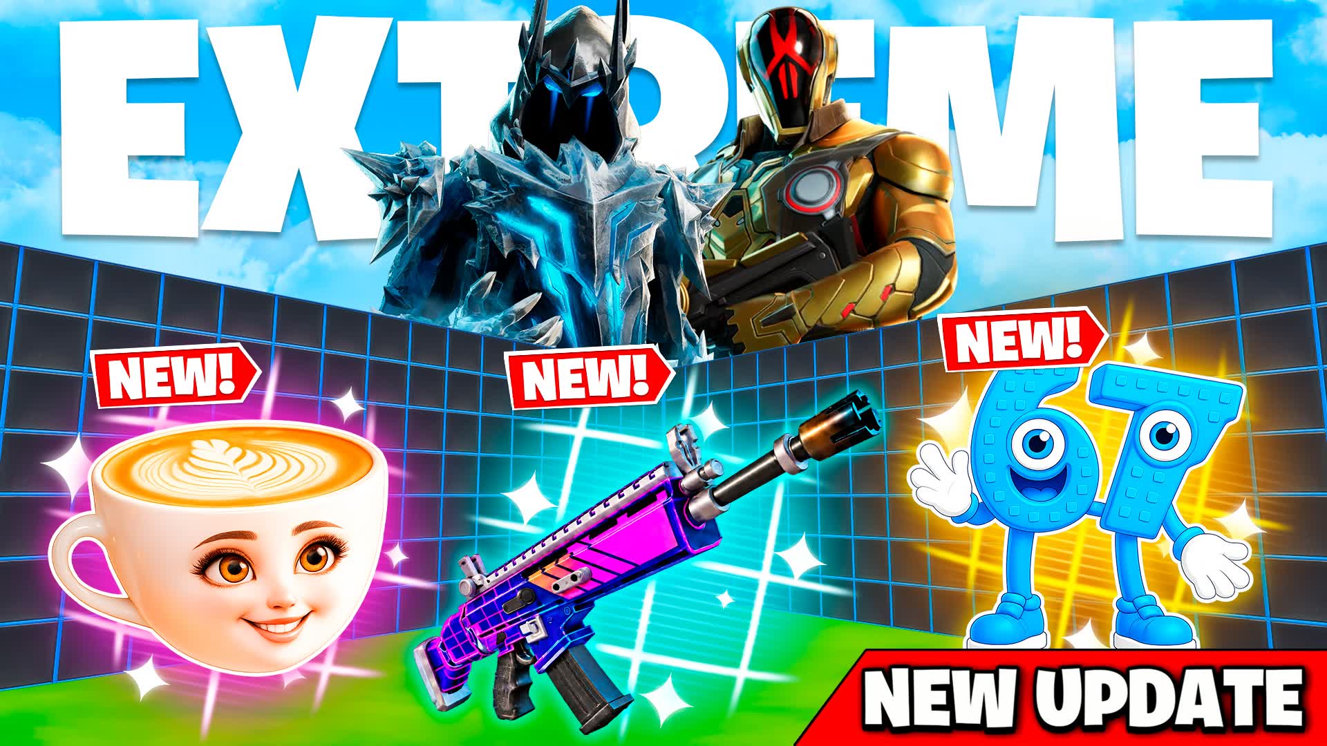 EXTREME 1V1 FFA - ALL GUNS & RIDES