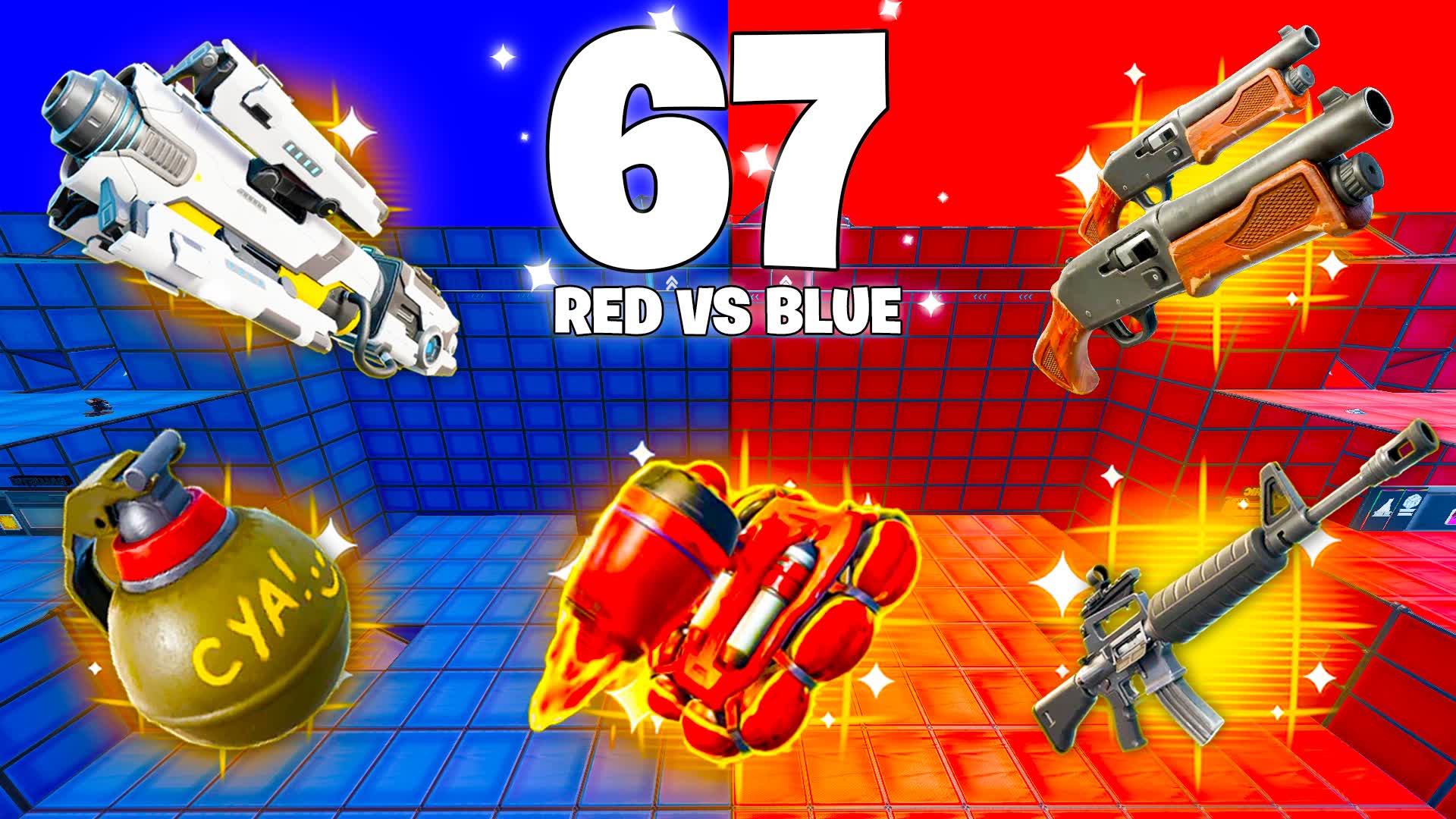 67 RED VS BLUE 🔴🔵 (SIX SEVEEEN MEME)