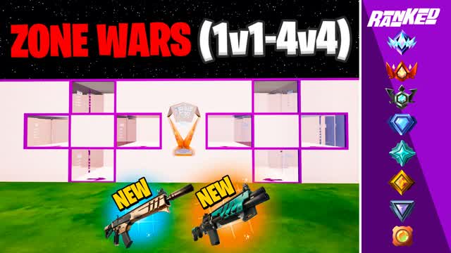 RANKED ZONE WARS (1v1-4v4)