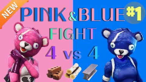 PINK & BLUE FIGHT 4vs4