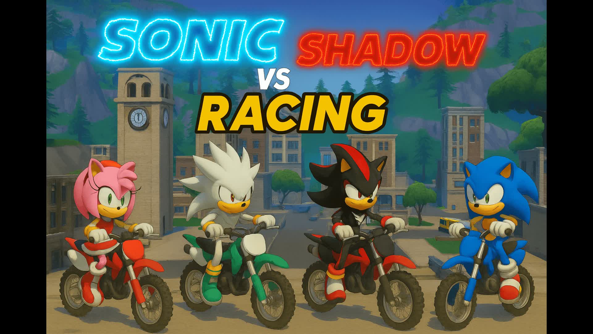 🏁SONIC VS SHADOW RACING 6🏁