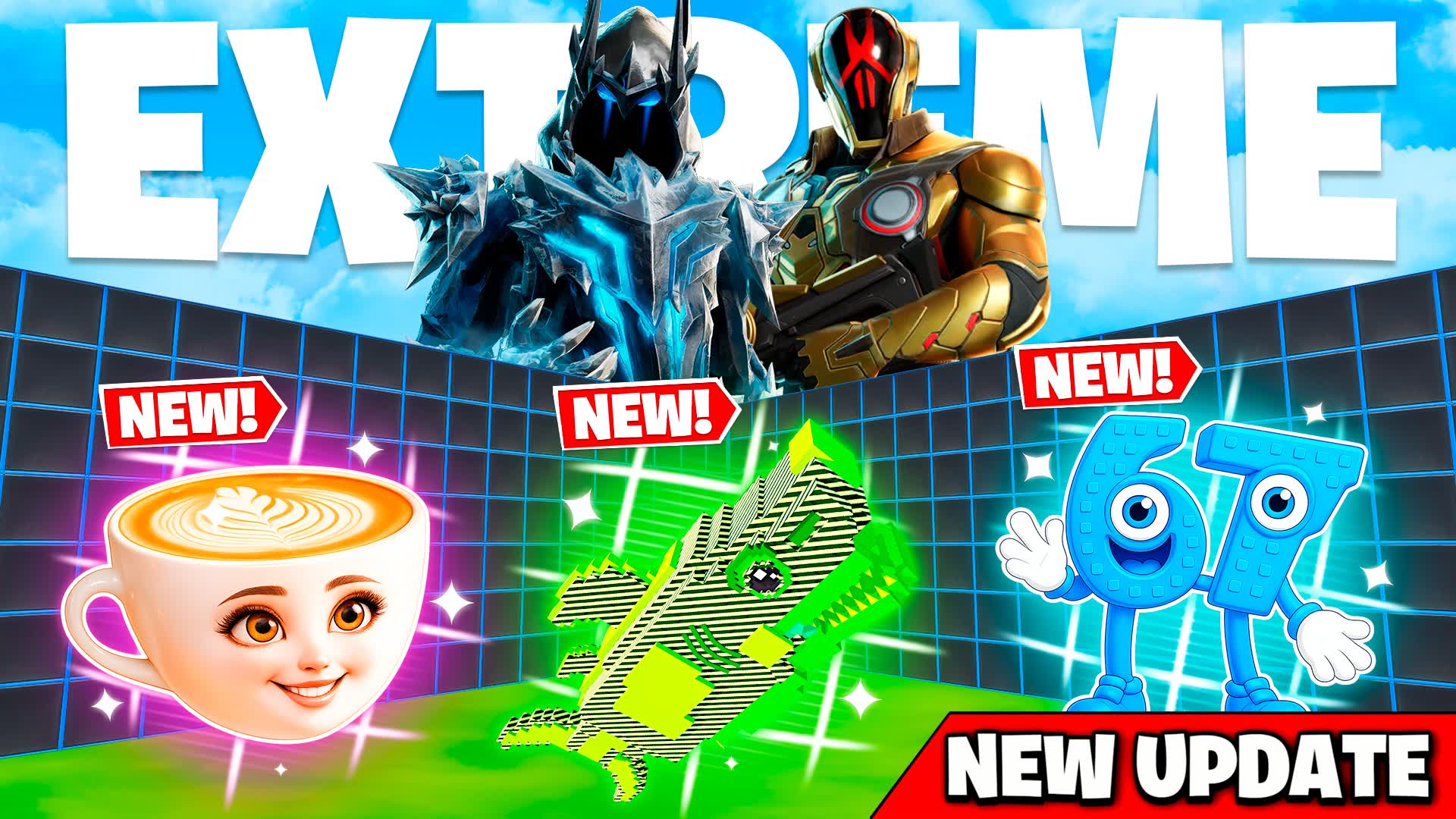 EXTREME 1V1 FFA - ALL GUNS & RIDES