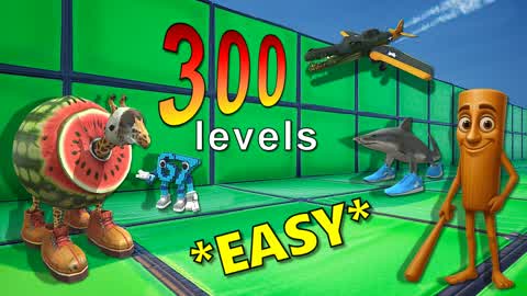 ⭐️ SUPER BRAINROT PARKOUR 300 EASY ⭐️