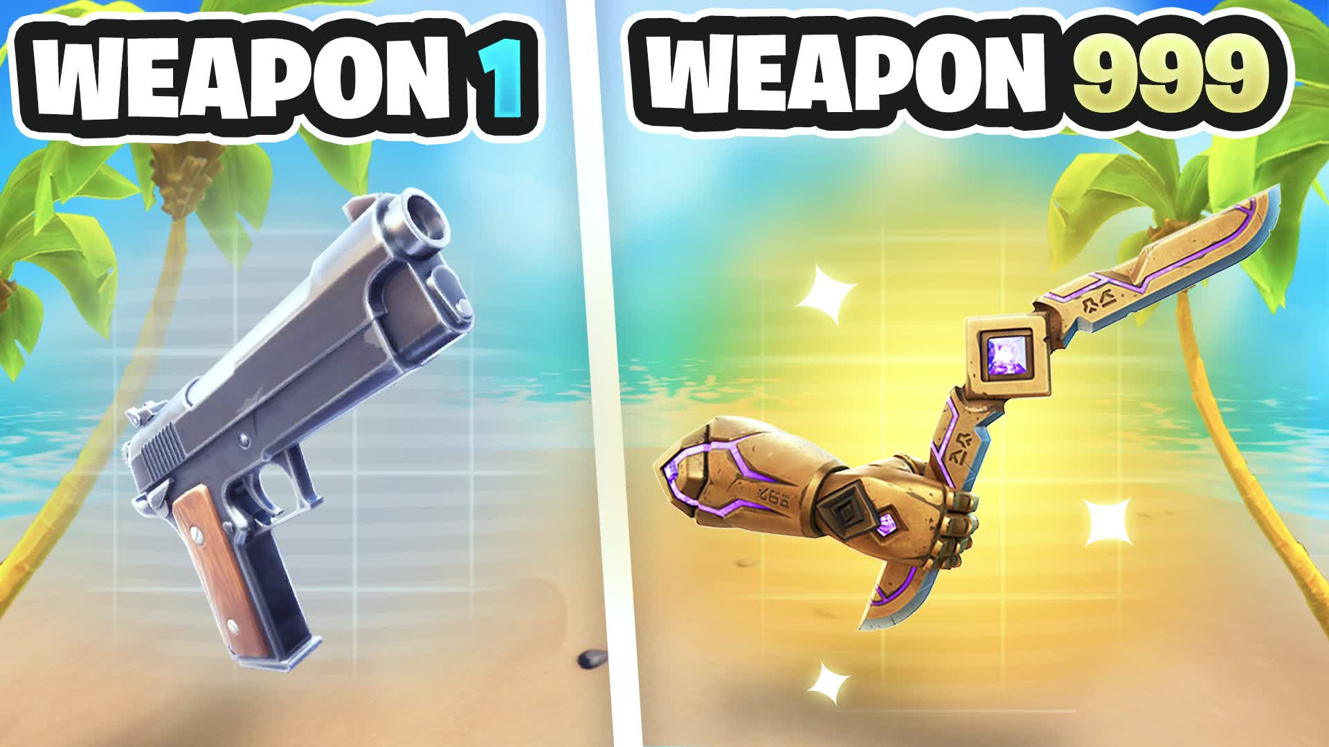 🌴 TROPICAL GUN GAME 💥 ONE SHOT