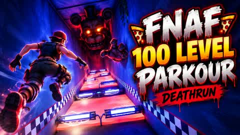 FNAF 100 LEVEL PARKOUR 🐻 DEATHRUN