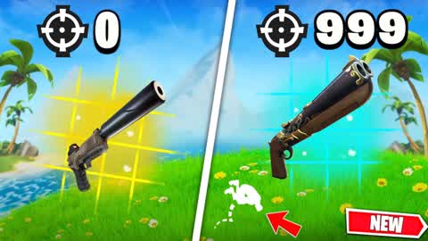 💥DOUBLE JUMP - ONE SHOT 🎯 GUN GAME 🌴