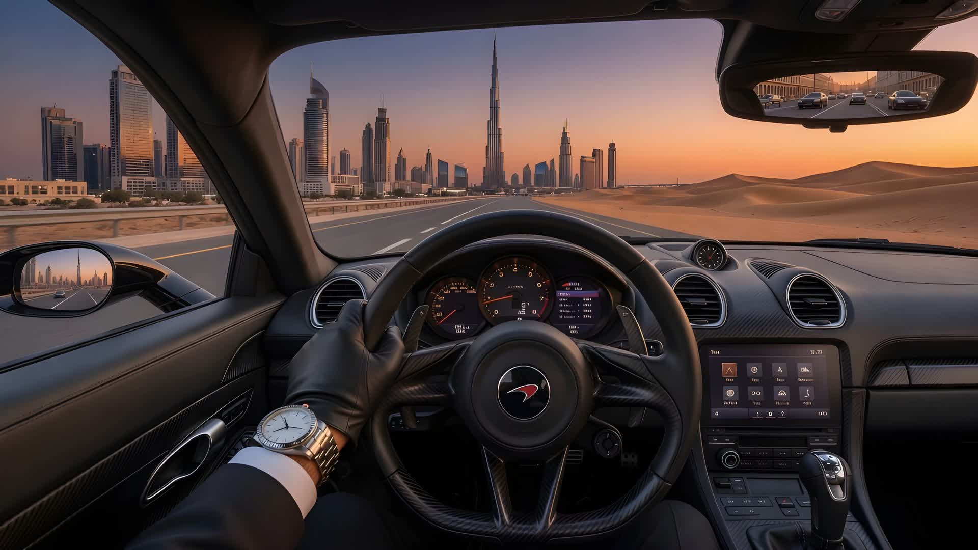 DRIVE CHILL 🚗 FFA⭐️DUBAI MC.LAREN⭐️