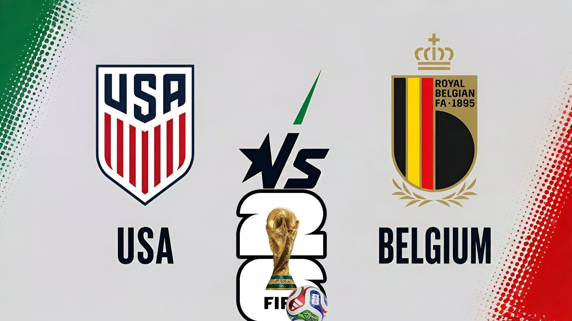 USA vs BELGIUM 🌎🏆 FIFA WORLD CUP 2026