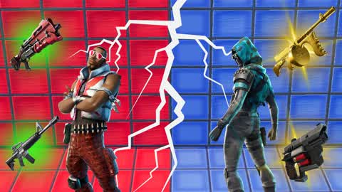 RED VS BLUE GUN GAME 🔴🔵