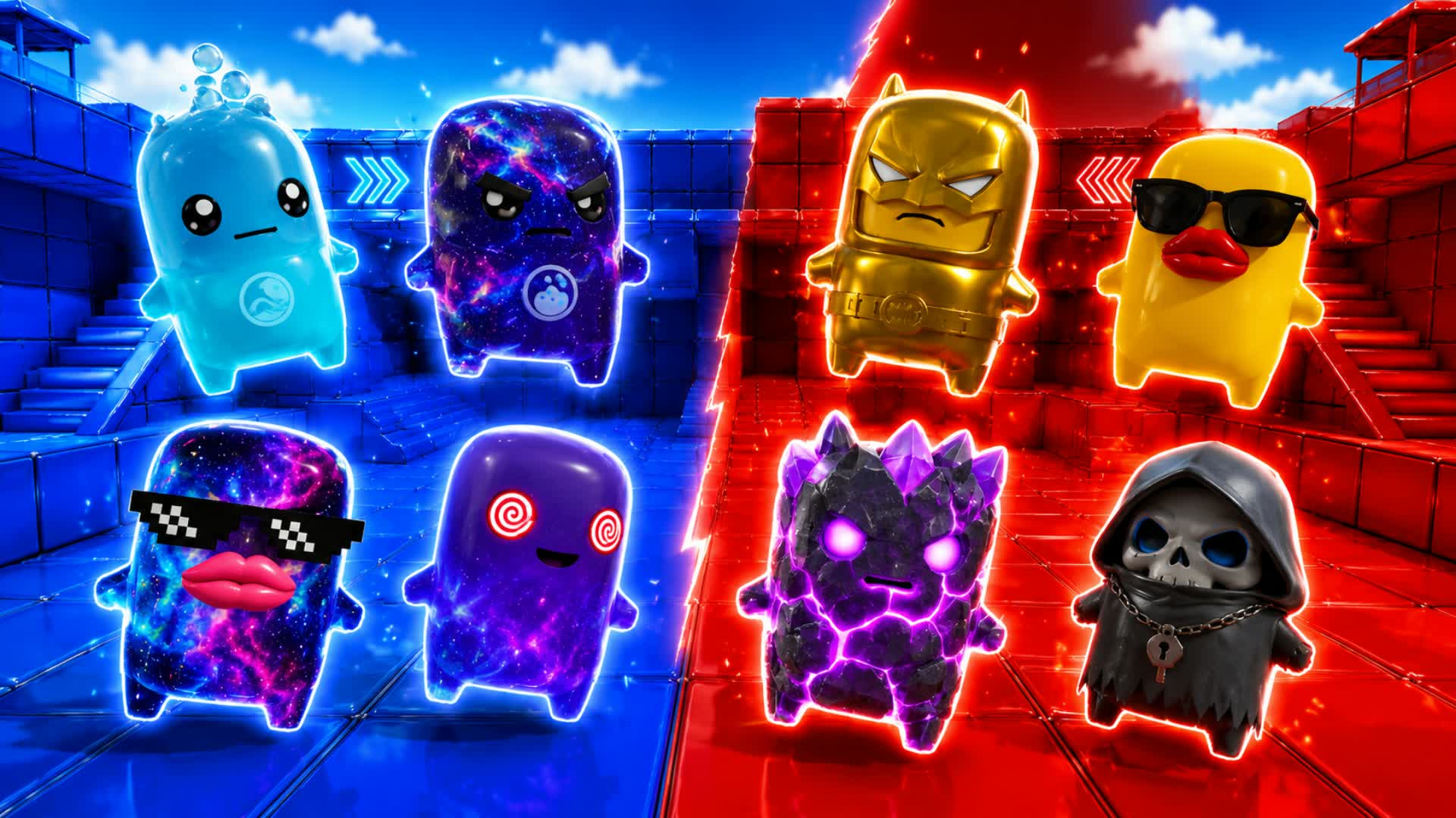 RED VS BLUE 🔵🔴 AURA6767
