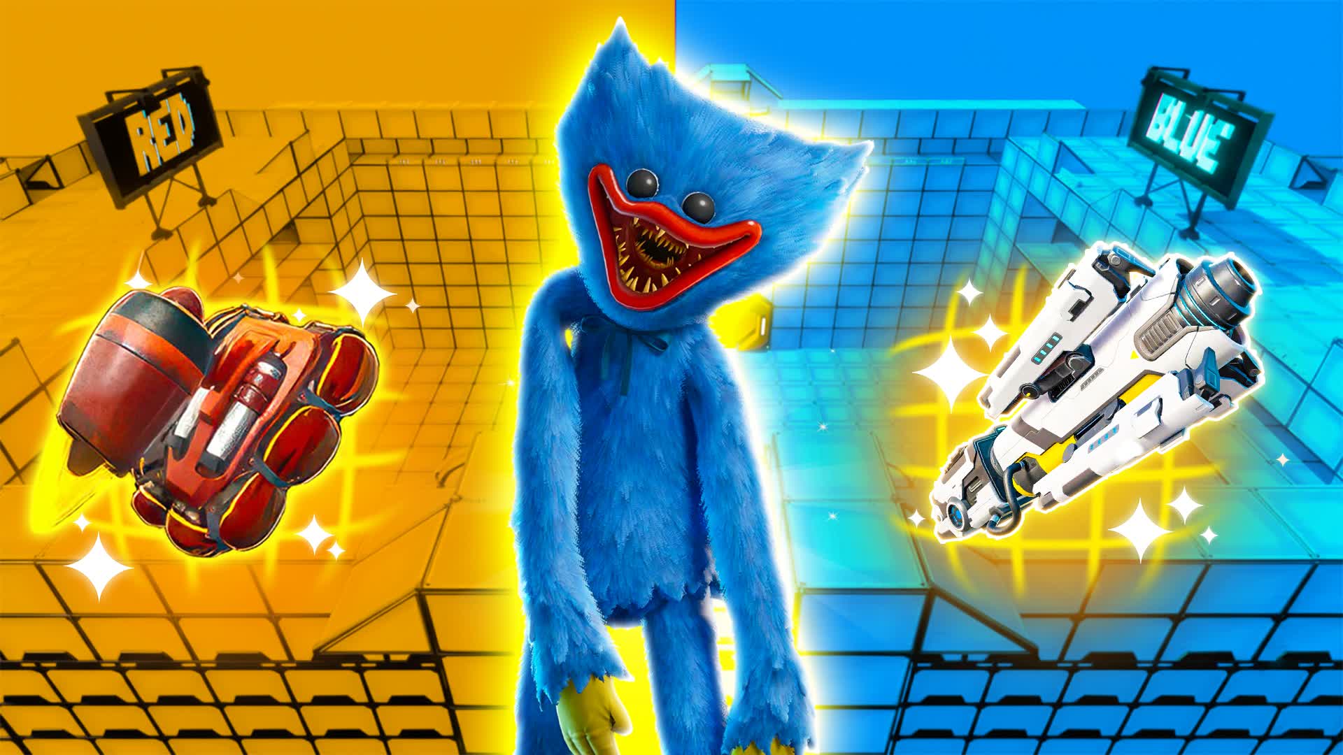 KP0P DEMON👹NEW WEAPONS🌈RED VS BLUE🔴🔵