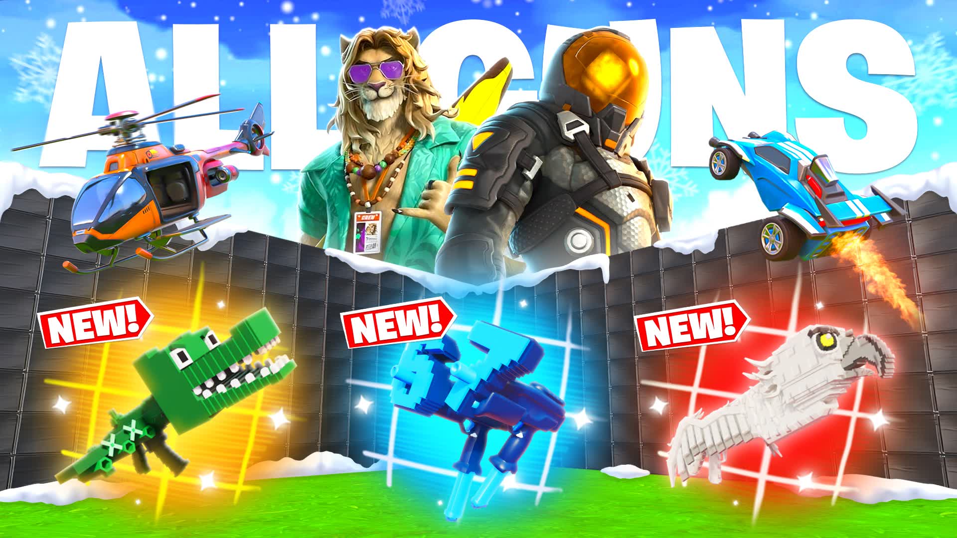 MEGA 1V1 ALL GUNS & VEHICLES