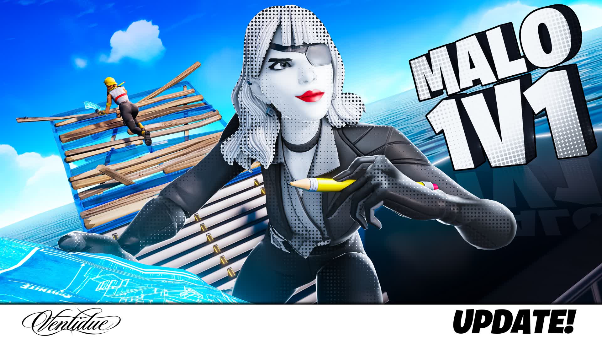 MALO 1V1 BUILD FIGHTS (200 PUMPS) - Fortnite island 0037-1121-2828 by 22 malo
