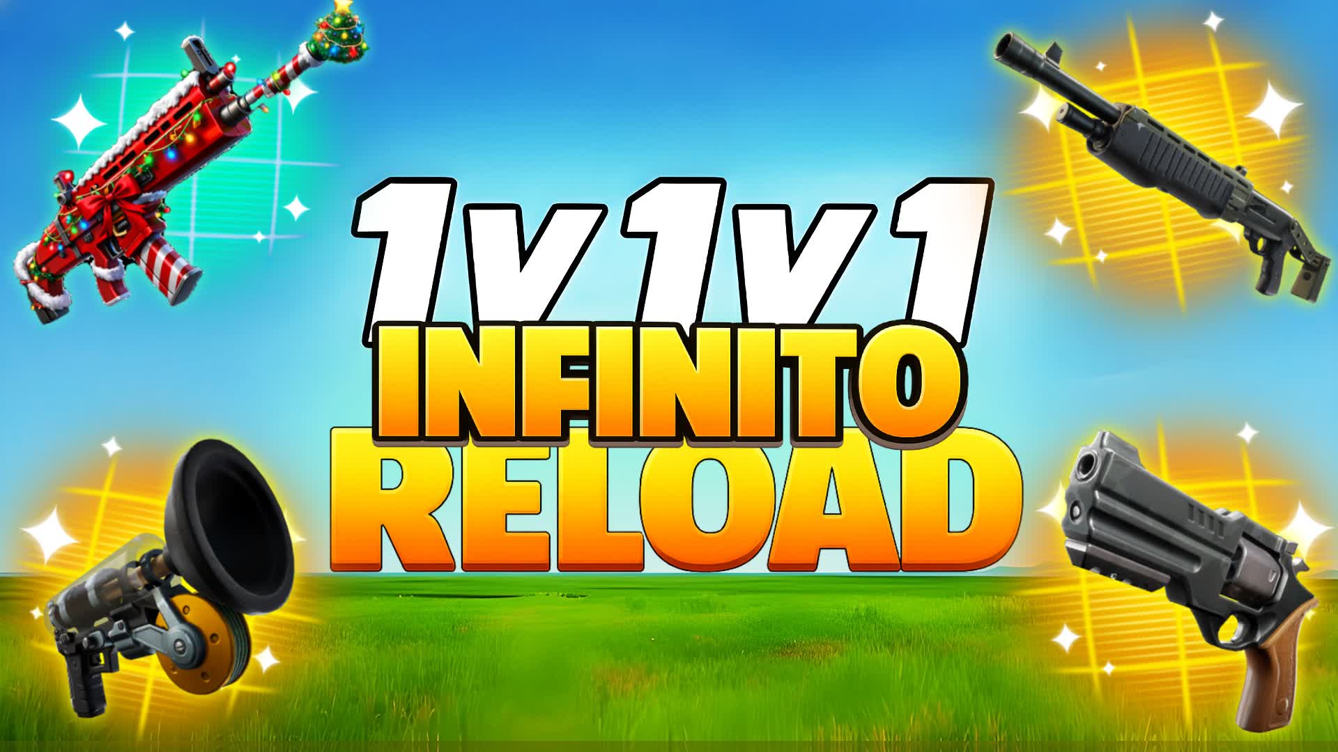 RELOAD 1V1V1 INFINITO: ALL GUNS FFA